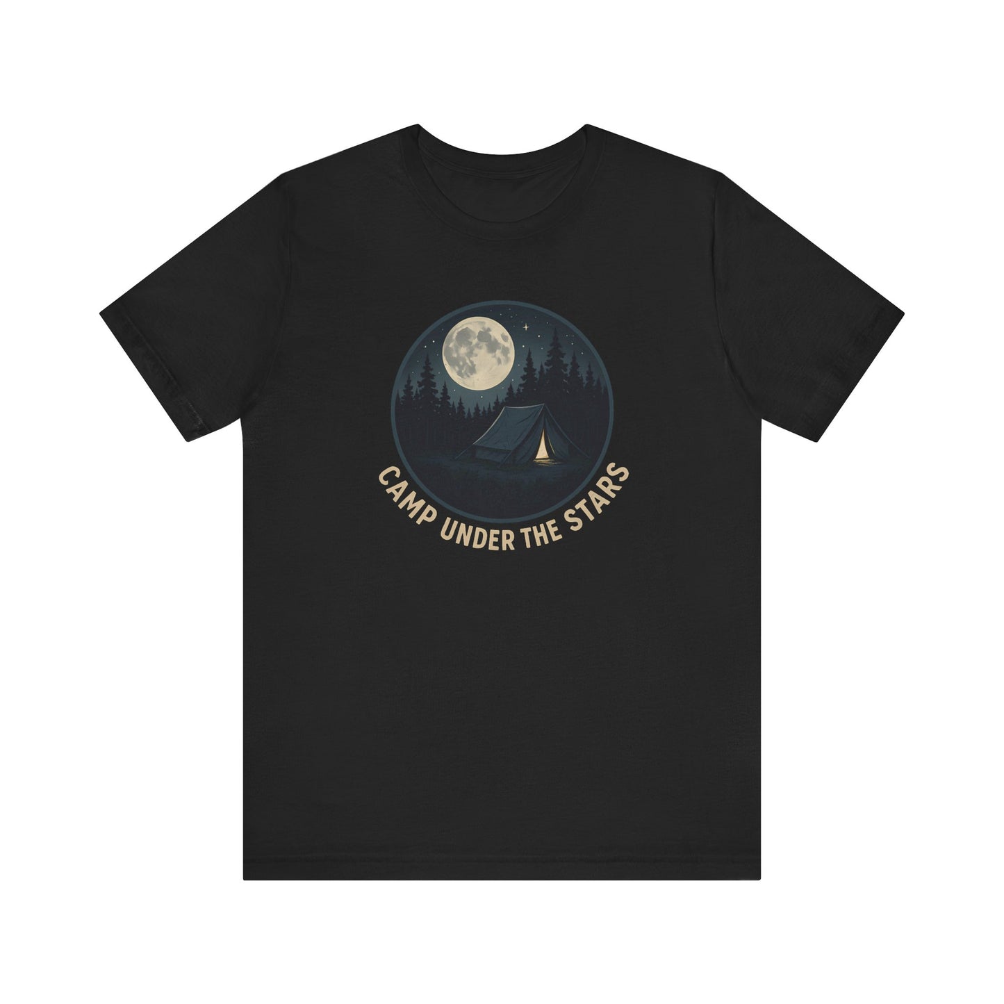 Camp Under the Stars – Christian Camping Tee - for camping