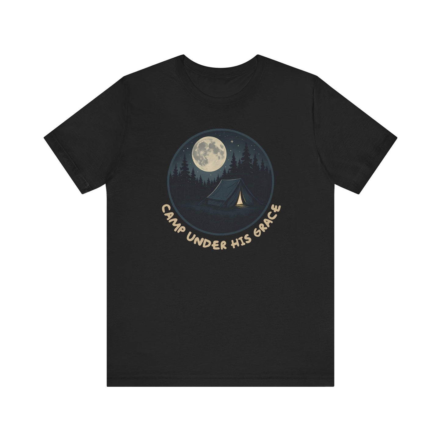 Camp Under His Grace – Unisex Christian Camping Tee