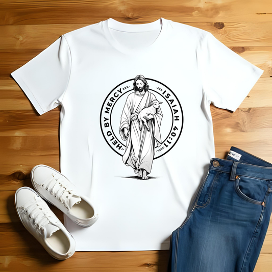 Held By Mercy – Unisex Christian T-Shirt
