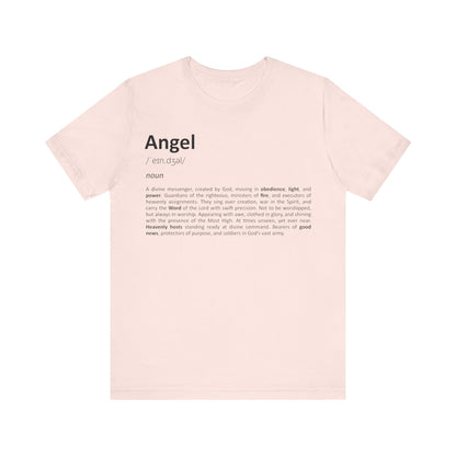 Angel Definition – Heavenly-Inspired Unisex T-Shirt - pink color for women