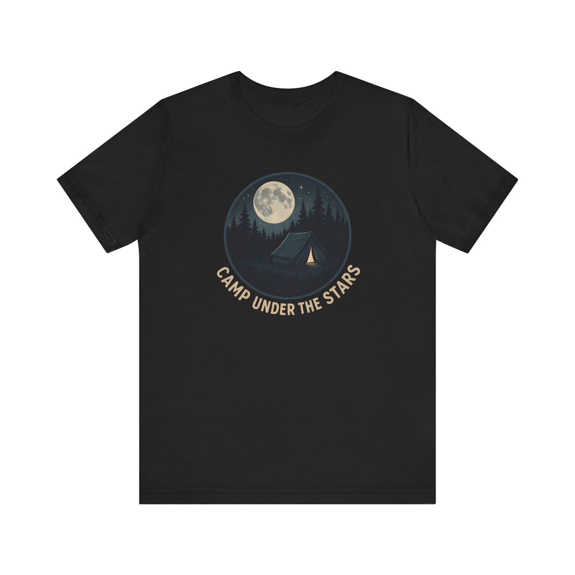 Camp Under the Stars – Christian Camping Tee - for camping