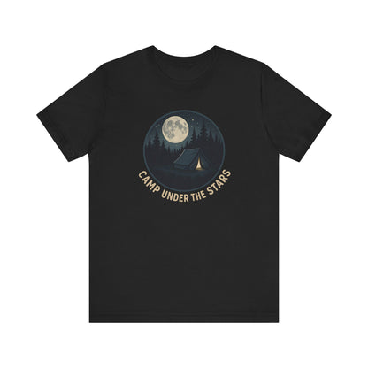 Camp Under the Stars – Christian Camping Tee - for camping