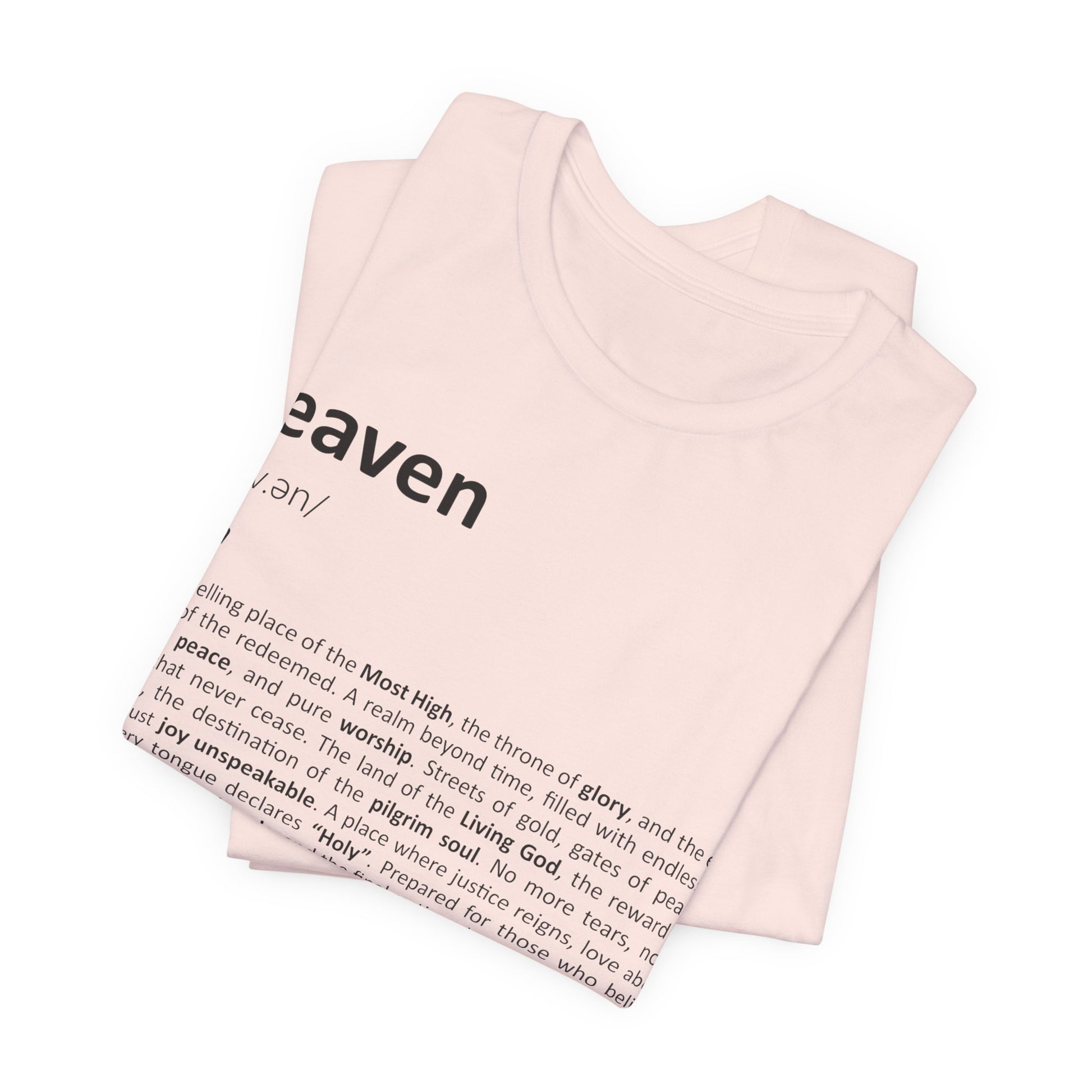 Pink tank top with black text on a white background