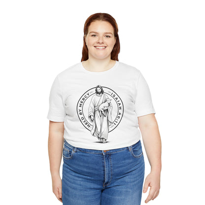 Held By Mercy – Unisex Christian T-Shirt - white for women