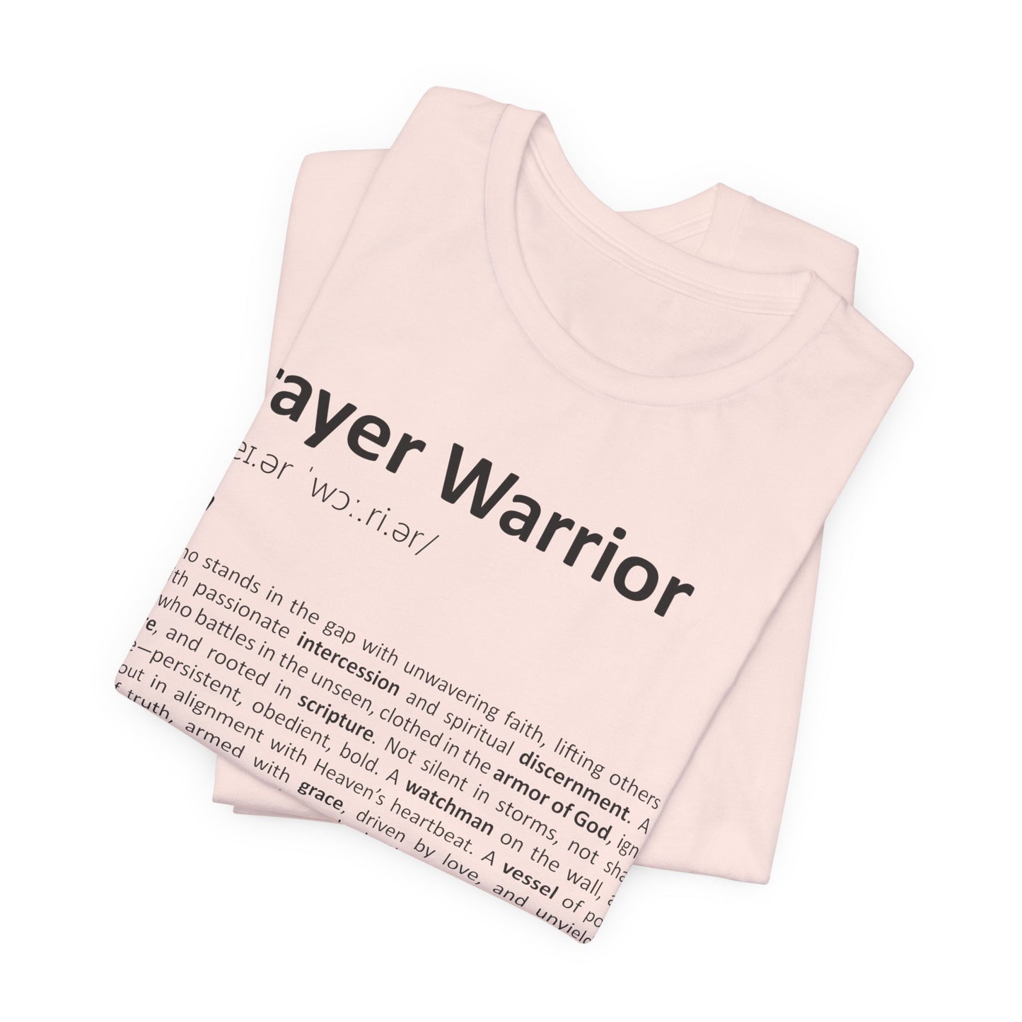 Folded pink tank top with 'Player Warrior' text on a white background