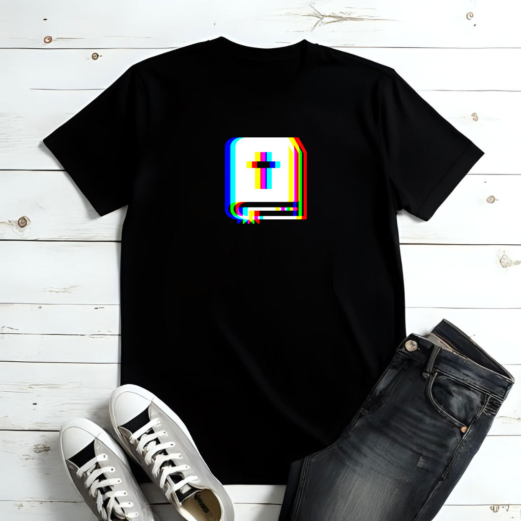 Tricolor Bible – Unisex Christian T-Shirt - black for men and women