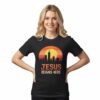 Jesus-reigns-here-black-t-shirt-on-a-young-and-beaytiful-lady