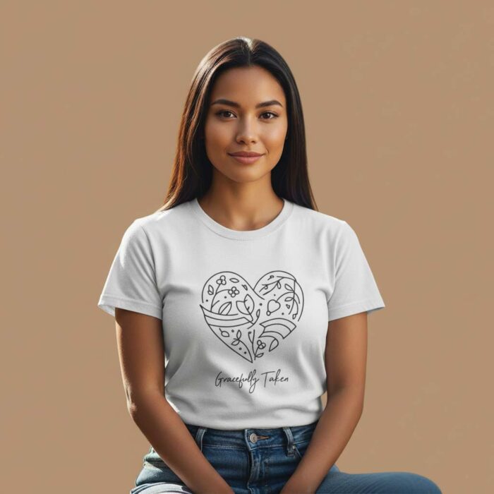 Gracefully Taken – Faith & Marriage Christian Tee