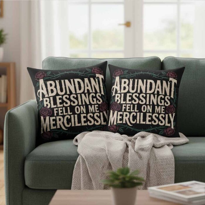 Abundant Blessings – Decorative Throw Pillow