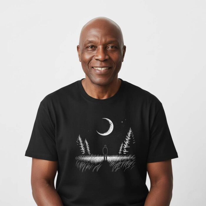 Guided by His Light – Christian Faith T-Shirt