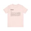 Grace Definition T-Shirt – Unisex Christian Tee in Soft Eco Cotton