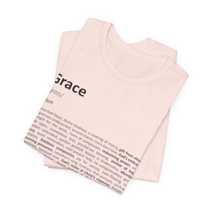 Grace Definition T-Shirt – Unisex Christian Tee in Soft Eco Cotton