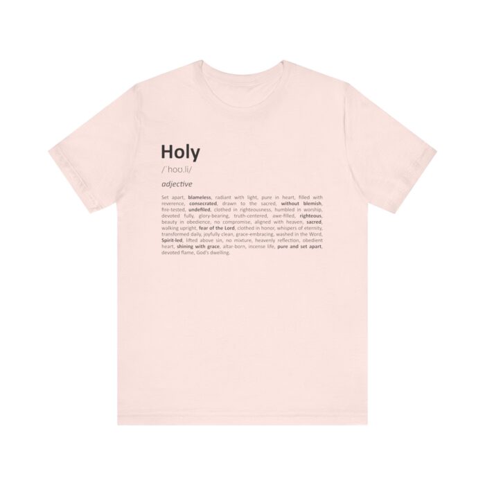 Holy Definition T-Shirt – Unisex Faith Typography Tee in Soft Cotton