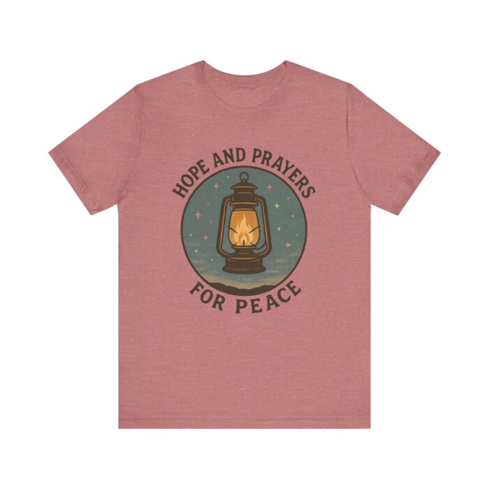 Hope and Prayers for Peace T-Shirt – Christian Mental Health Awareness Tee