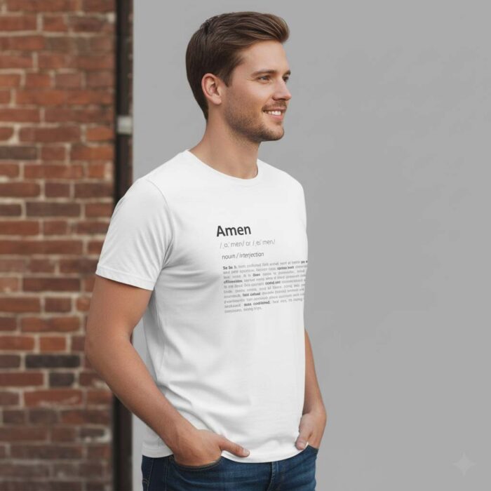 Amen Definition T-Shirt – Faith-Inspired Unisex Tee in Soft Cotton