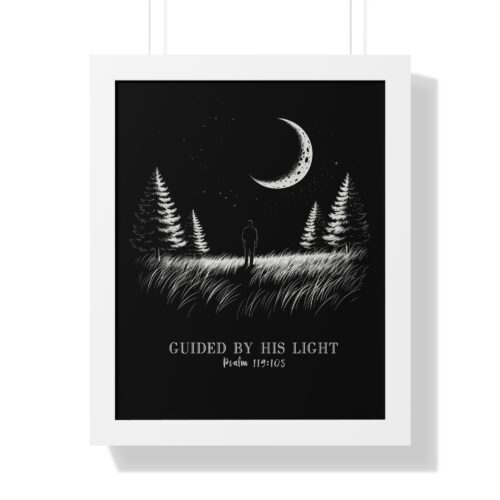 Guided by His Light – Inspirational Christian Wall Art