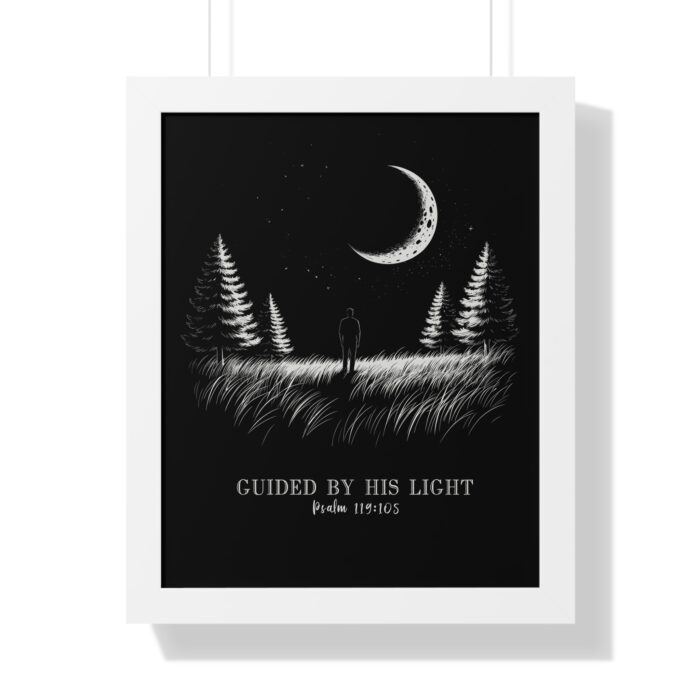 Guided by His Light – Inspirational Christian Wall Art