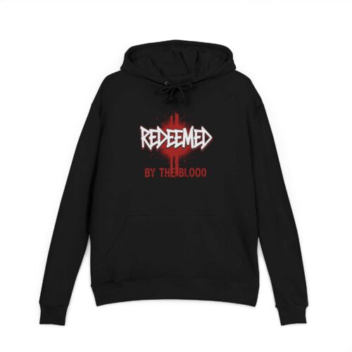 Redeemed-by-the-Blood-–-Unisex-Christian-Hoodie