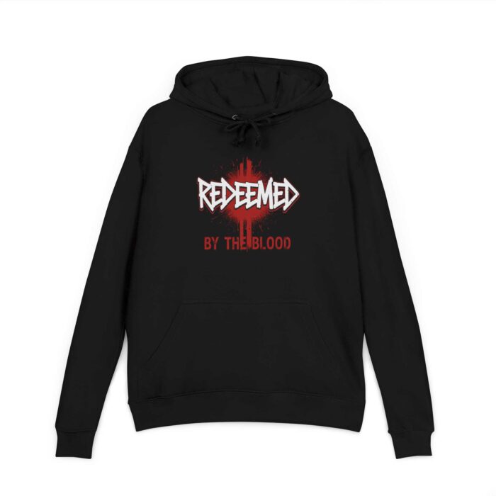 Redeemed-by-the-Blood-–-Unisex-Christian-Hoodie