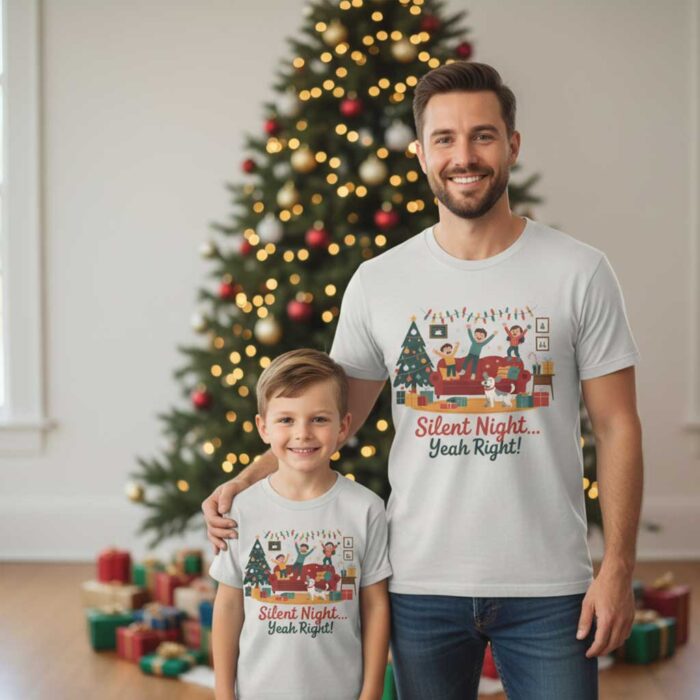 Silent-Night…-Yeah-Right!-Unisex-Christmas-T-Shirt2
