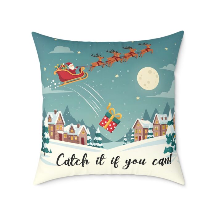 Catch It If You Can! – Christmas Decorative Pillow