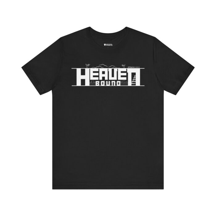 Heaven Bound – Faith-Inspired Unisex Christian T-Shirt Black