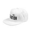 Salvation – Unisex Christian Snapback Hat Front Side
