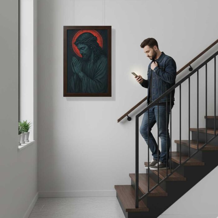 The-Praying-Savior-Inspirational-Wall-Art3