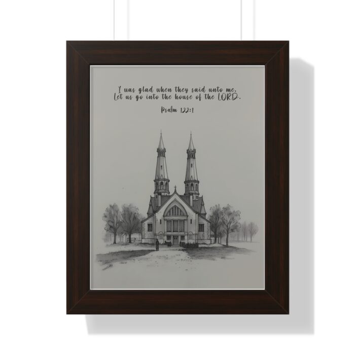 I Was Glad — Psalm 122:1 – Christian Wall Art