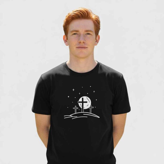 Resurrection-Night-Cross-–-Unisex-Christian-T-Shirt2