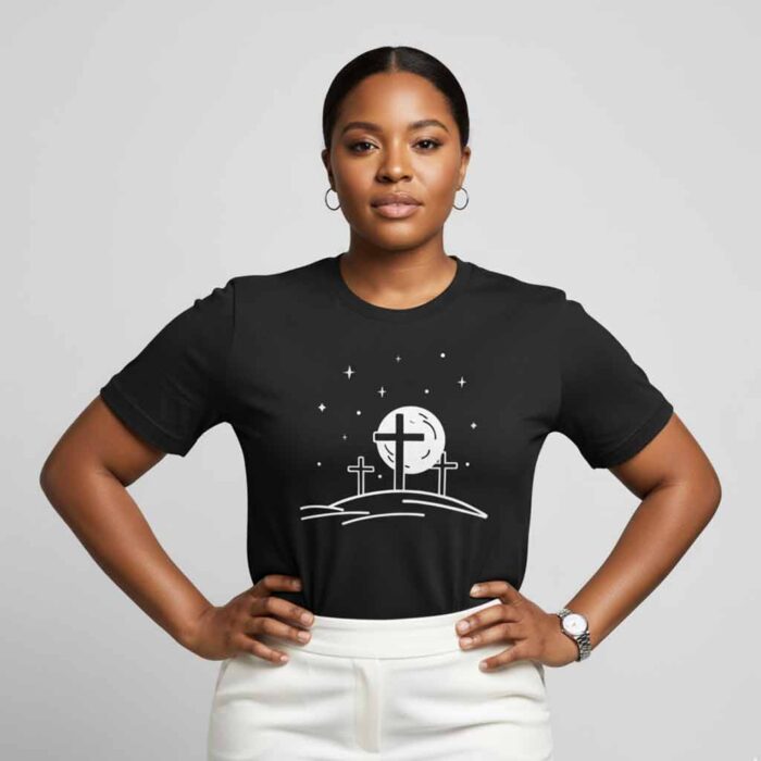 Resurrection-Night-Cross-–-Unisex-Christian-T-Shirt3